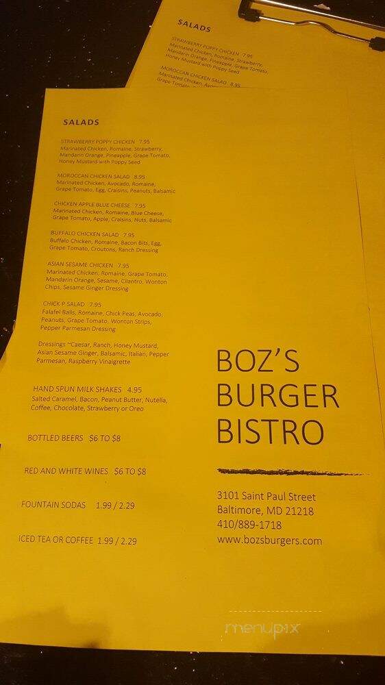 Boz's Burgers - Baltimore, MD