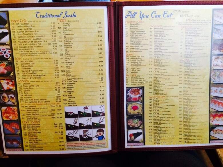 CJ Fusion - Fairfield, CA menu_pic