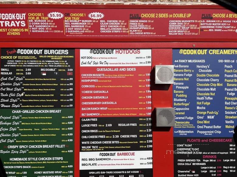 Cook Out - Athens, GA