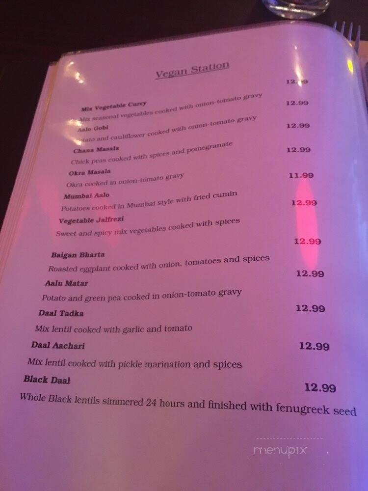 Curry Station B - Sarasota, FL menu_pic