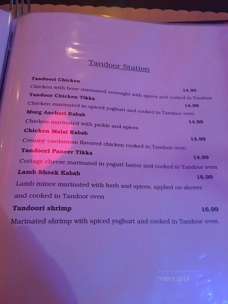 Curry Station B - Sarasota, FL menu_pic