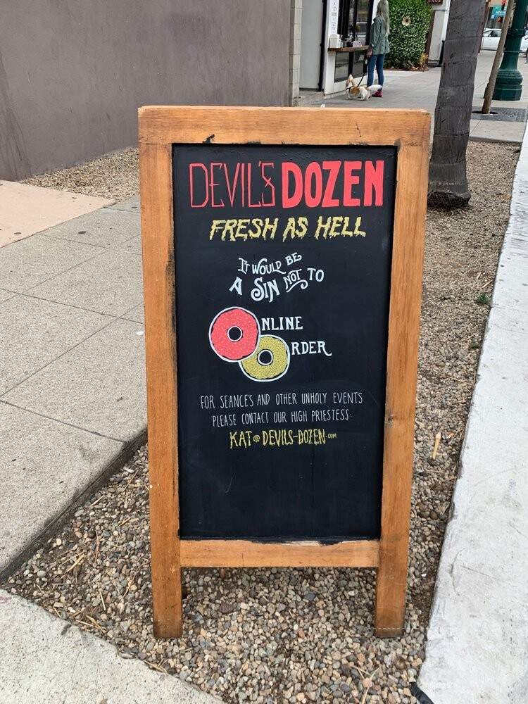 Devil's Dozen Donut Shop - San Diego, CA menu_pic