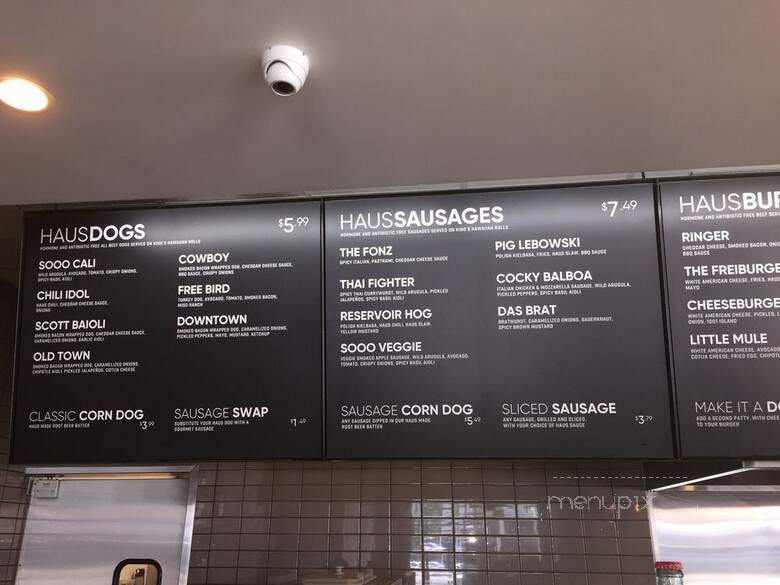 Dog Haus - North Hollywood, CA menu_pic