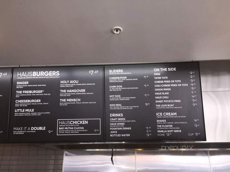 Dog Haus - North Hollywood, CA menu_pic