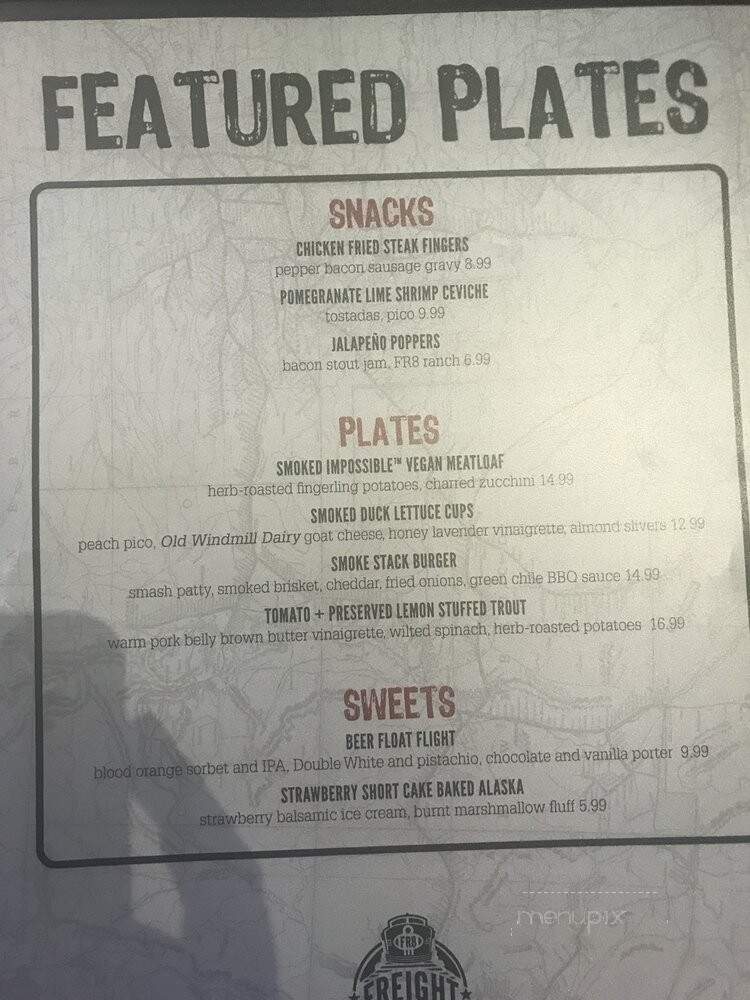 Freight House - Bernalillo, NM menu_pic
