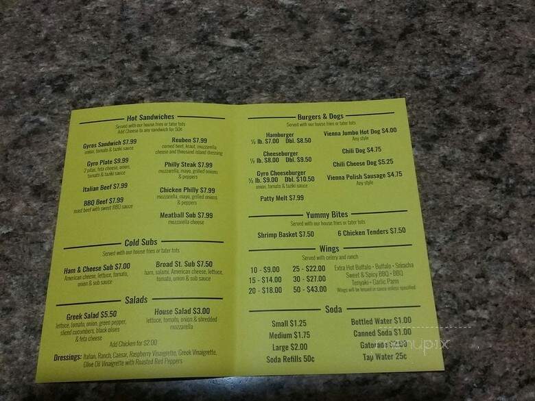 Griffith Gyros - Griffith, IN menu_pic