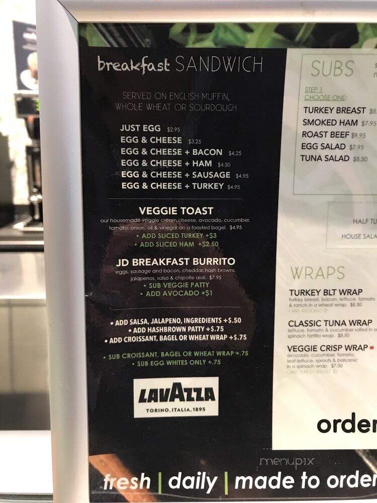Just DOWNstairs - Los Angeles, CA menu_pic