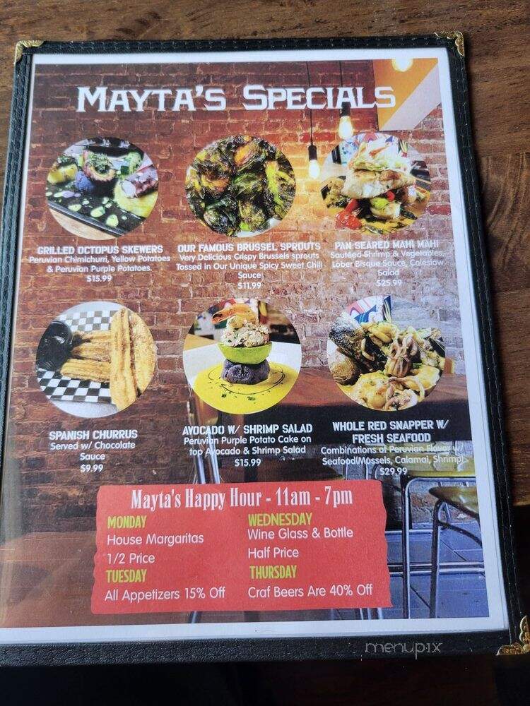 Mayta's Peruvian Cuisine - Frederick, MD
