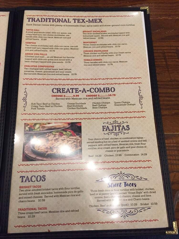 Mexican Inn Cafe - Keller, TX menu_pic