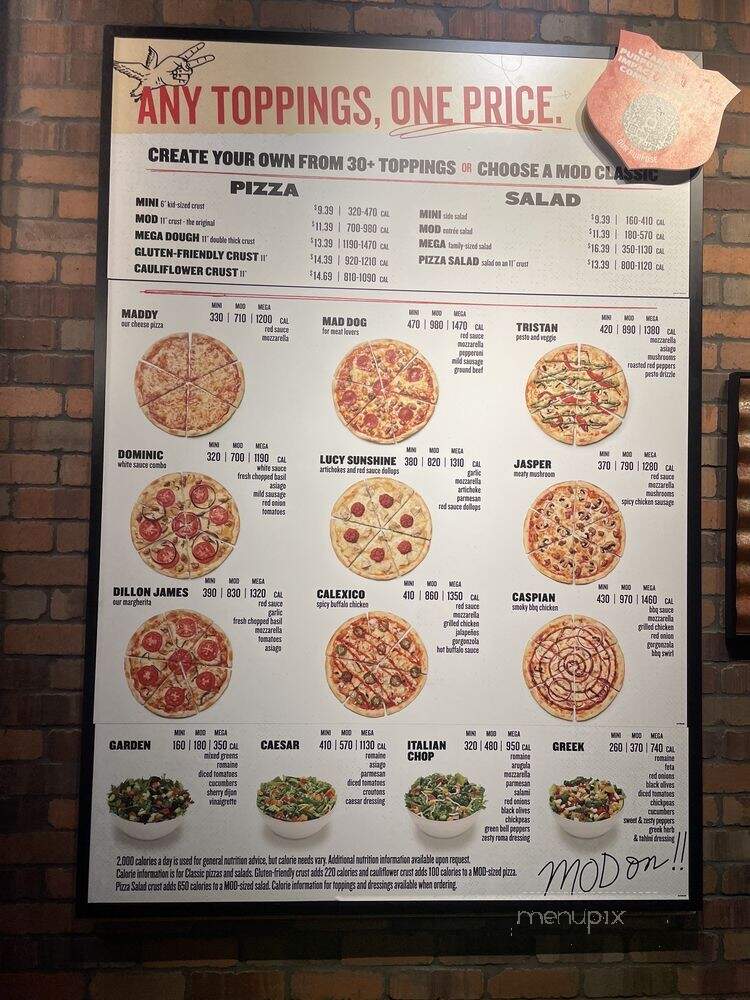 MOD Pizza - Ashburn, VA menu_pic