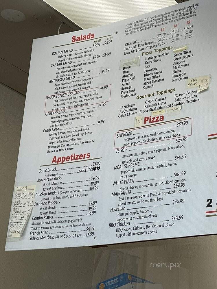Pizza On 40th - Phoenix, AZ menu_pic