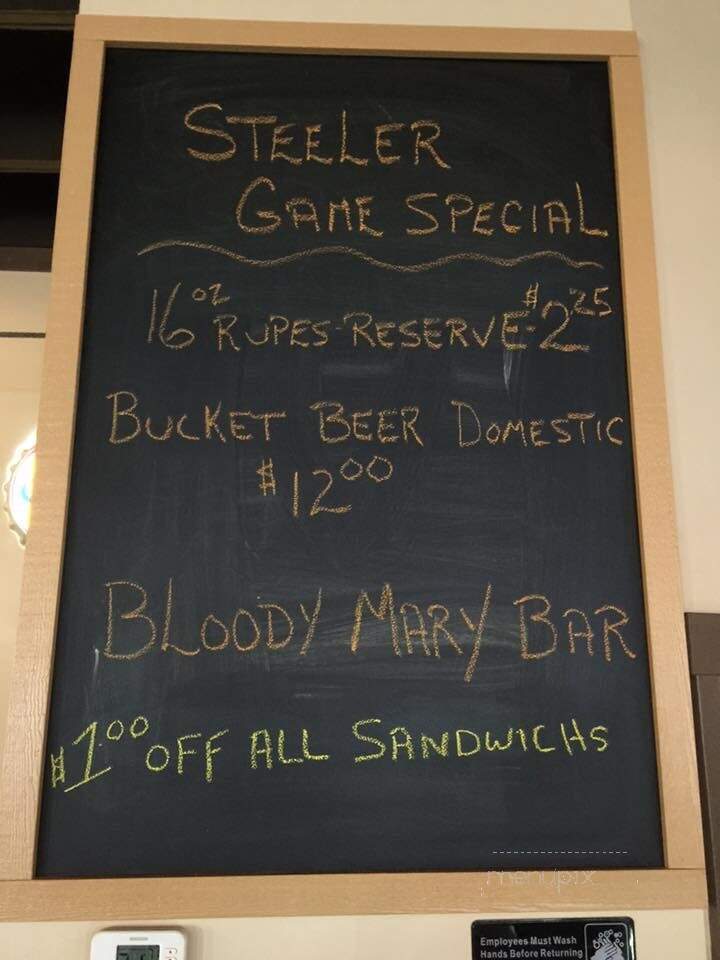 Rupe's Roadhouse - Pittsburgh, PA menu_pic