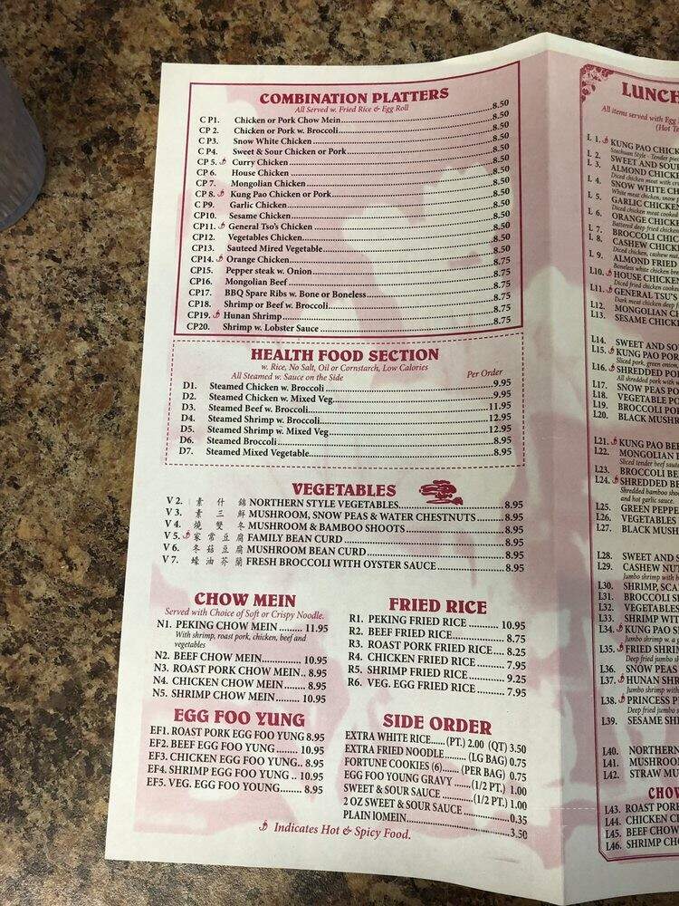 Shangri La Chinese Gourmet - Columbus, GA menu_pic