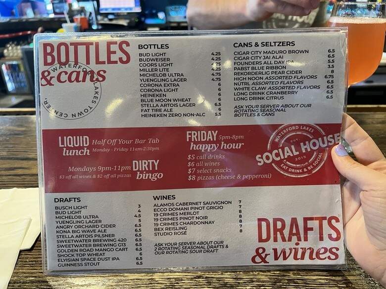 Social House Orlando - Orlando, FL menu_pic