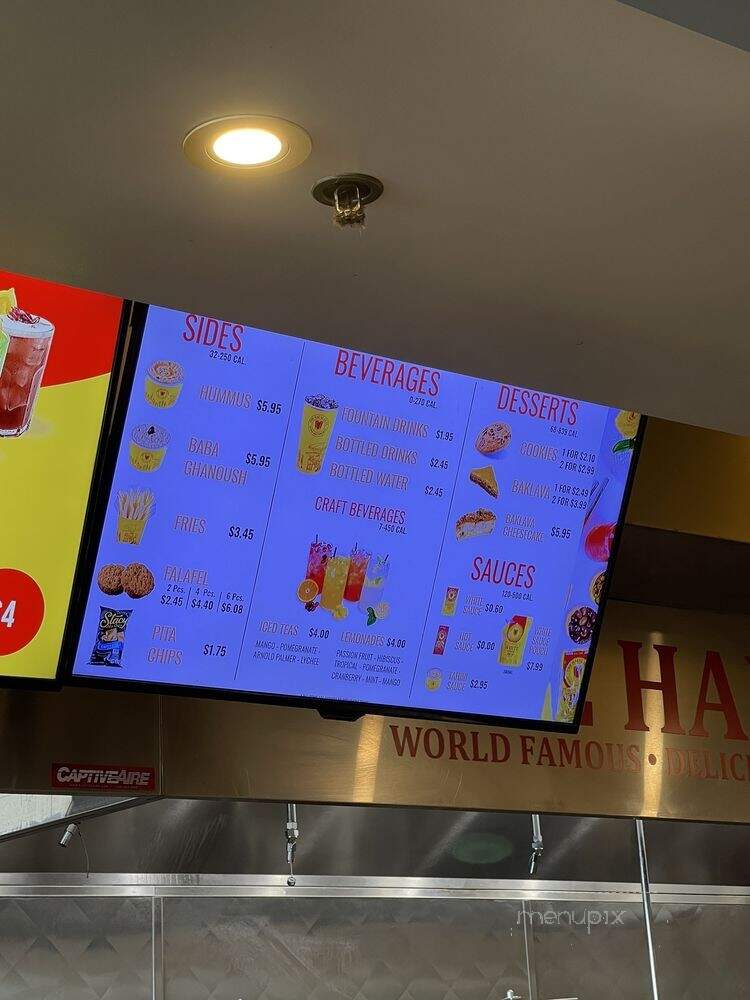 The Halal Guys - Long Beach, CA menu_pic