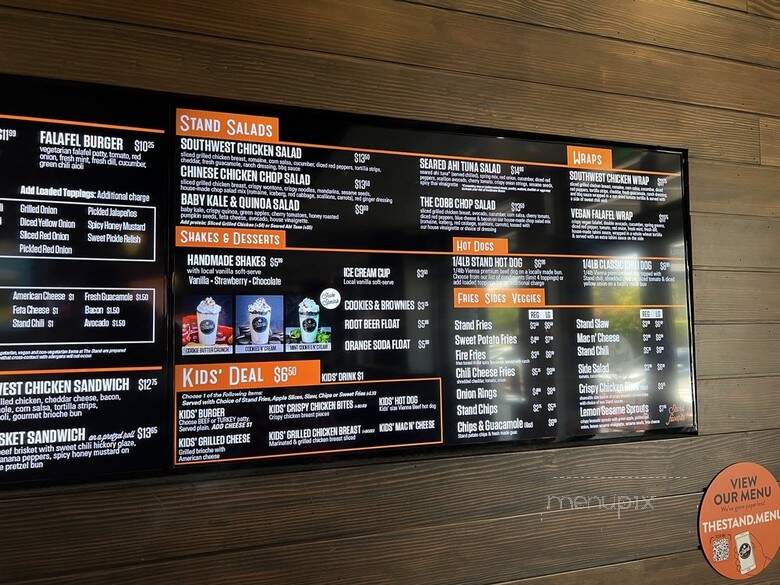 The Stand - Los Angeles, CA menu_pic