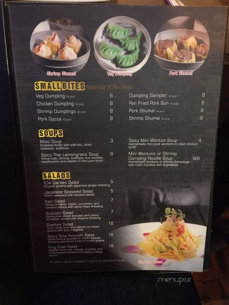 TOA Asian Fusion - Huntington, NY