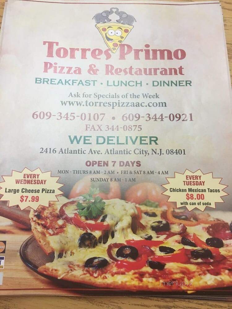 Torres Primo Pizza - Atlantic City, NJ
