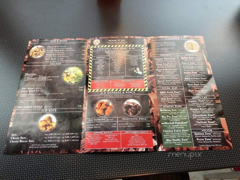 D.P. Dough - Athens, GA menu_pic