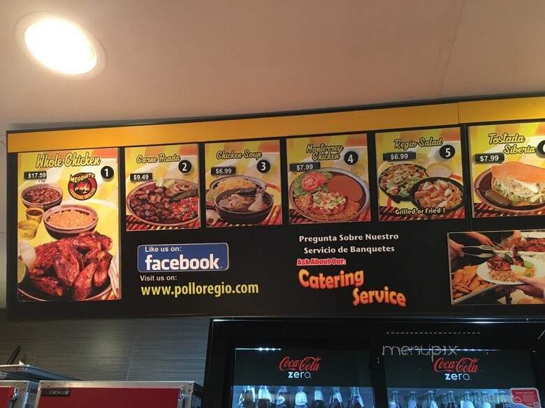 El Pollo Regio - Dallas, TX menu_pic