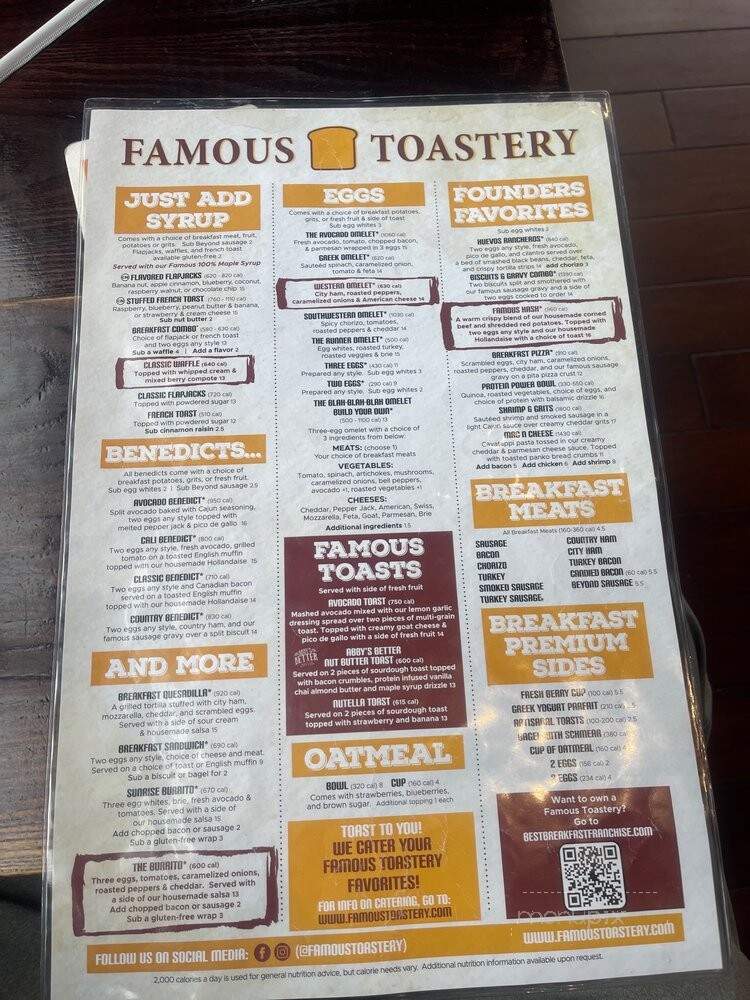 Famous Toastery - Winston-Salem, NC