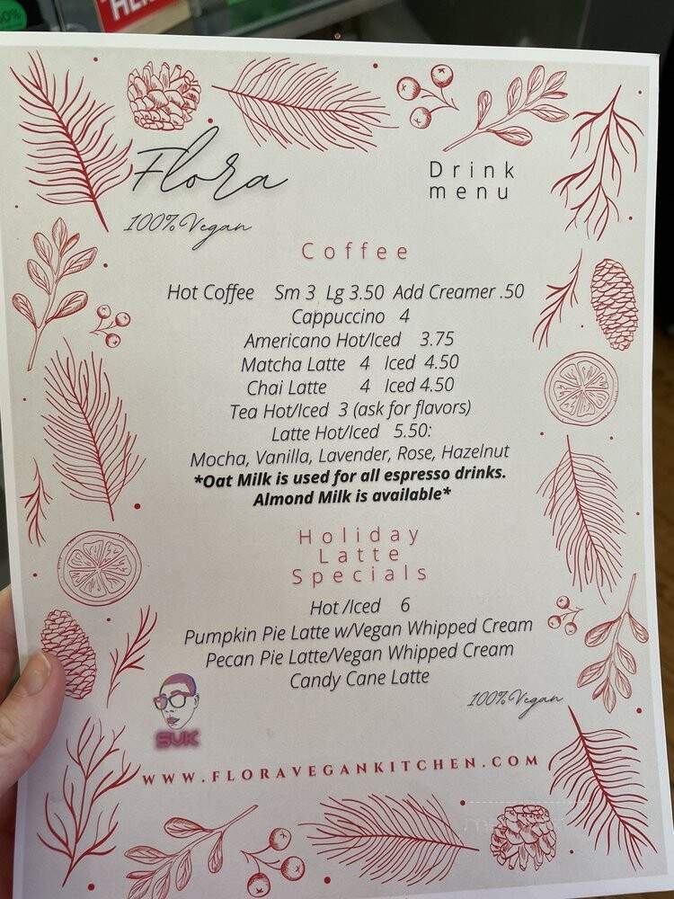 Flora Vegan Treats - Louisville, KY menu_pic