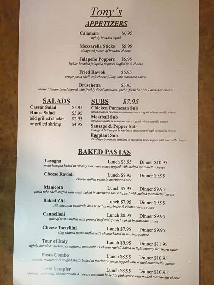Florio's - York, NE menu_pic