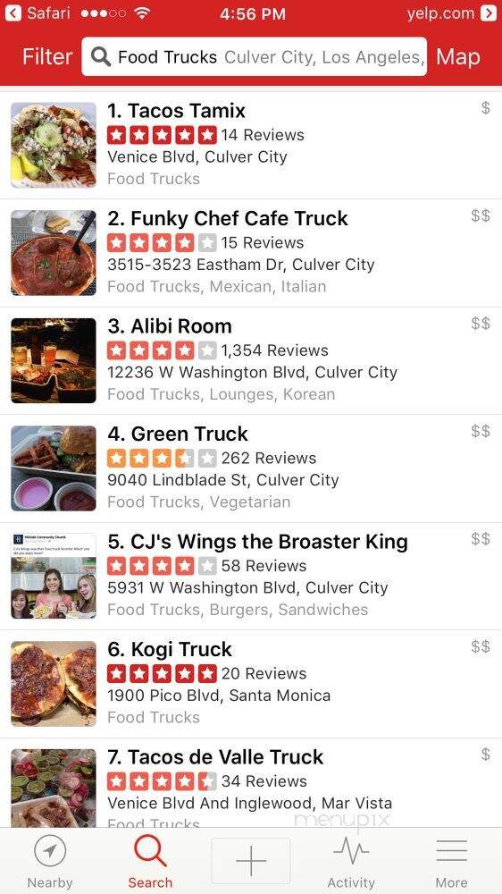 Funky Chef Cafe Truck - Culver City, CA menu_pic