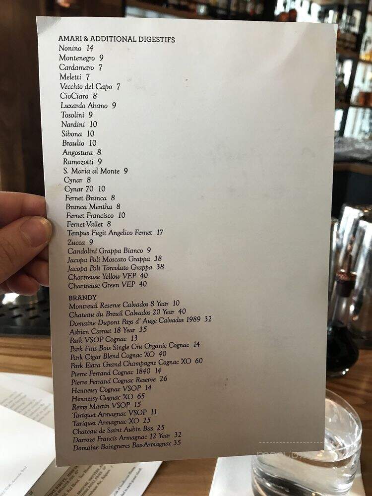 Heartwood Provisions - Seattle, WA menu_pic