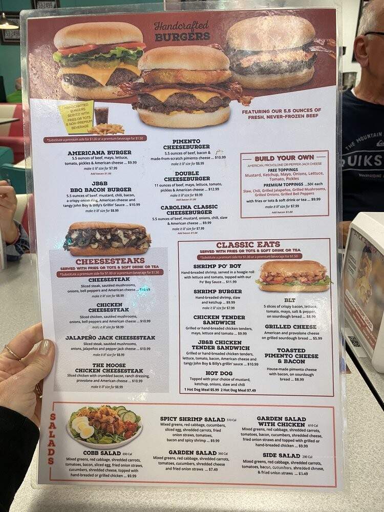 Hwy 55 Burgers Shakes & Fries - Spring Hill, TN menu_pic