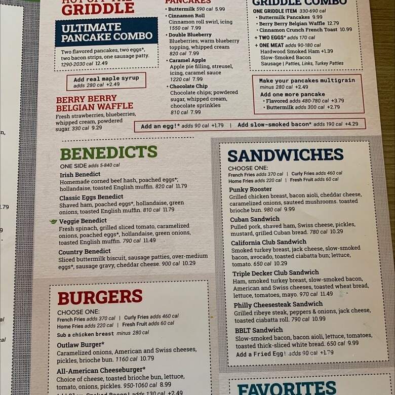 Jimmy's Egg - Clifton Park, NY menu_pic