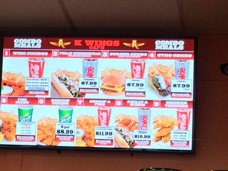 K-Wings - Atlanta, GA menu_pic