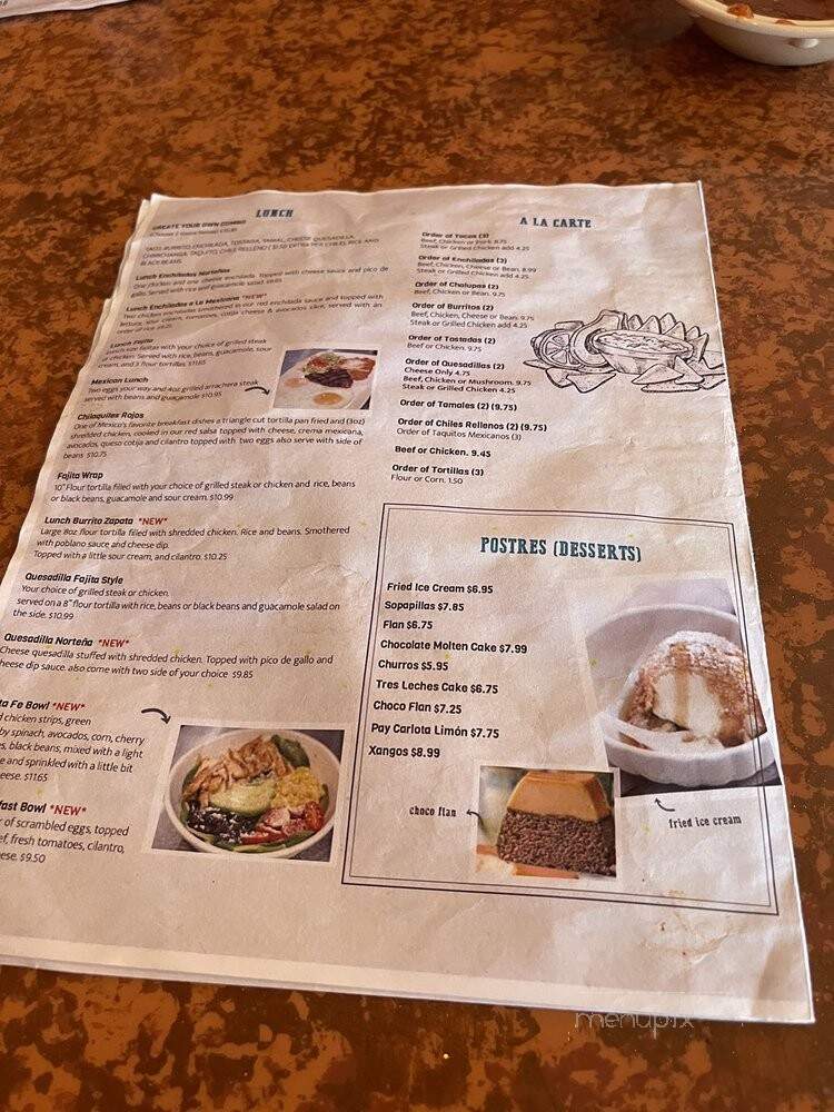 Las Fuentes - Saint Louis, MO menu_pic