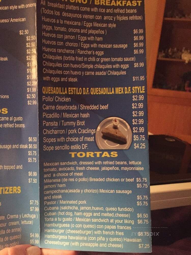 Los 2 Amigos - Rolling Meadows, IL menu_pic