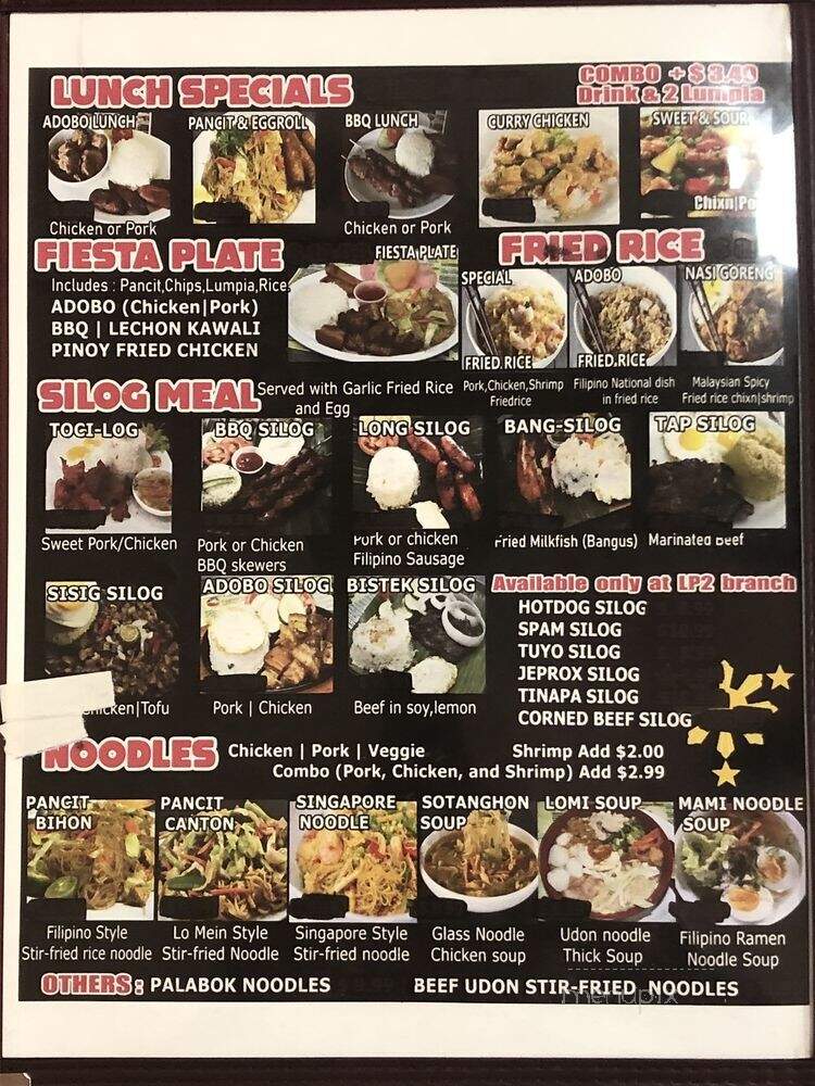 Lutong Pinoy Filipino Cuisine - Pembroke Pines, FL menu_pic