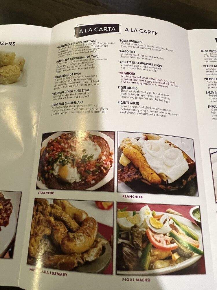Luz & Mary's Bolivian Kitchen - Falls Church, VA menu_pic