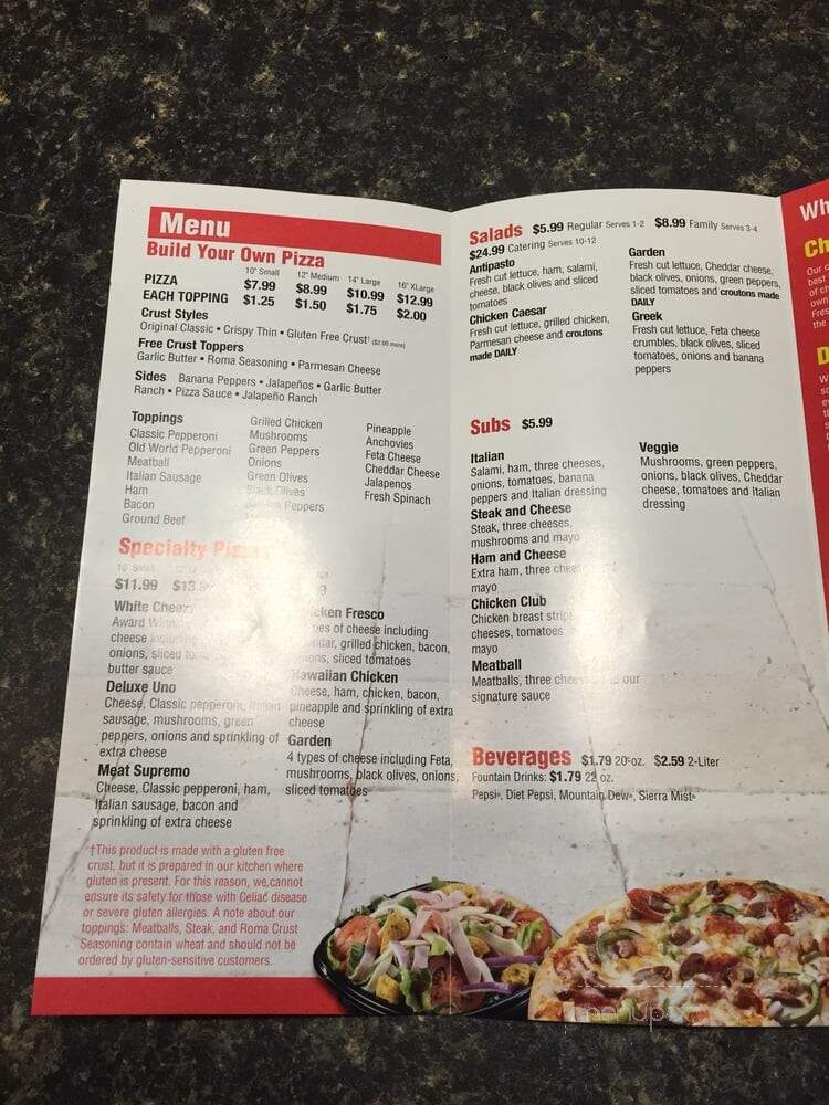 Marco's Pizza - Mooresville, NC menu_pic