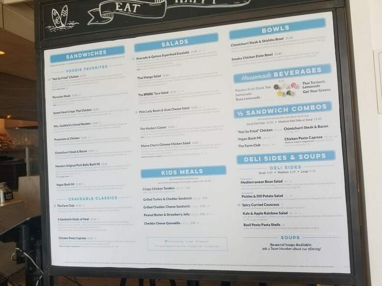 Mendocino Farms - Santa Monica, CA menu_pic