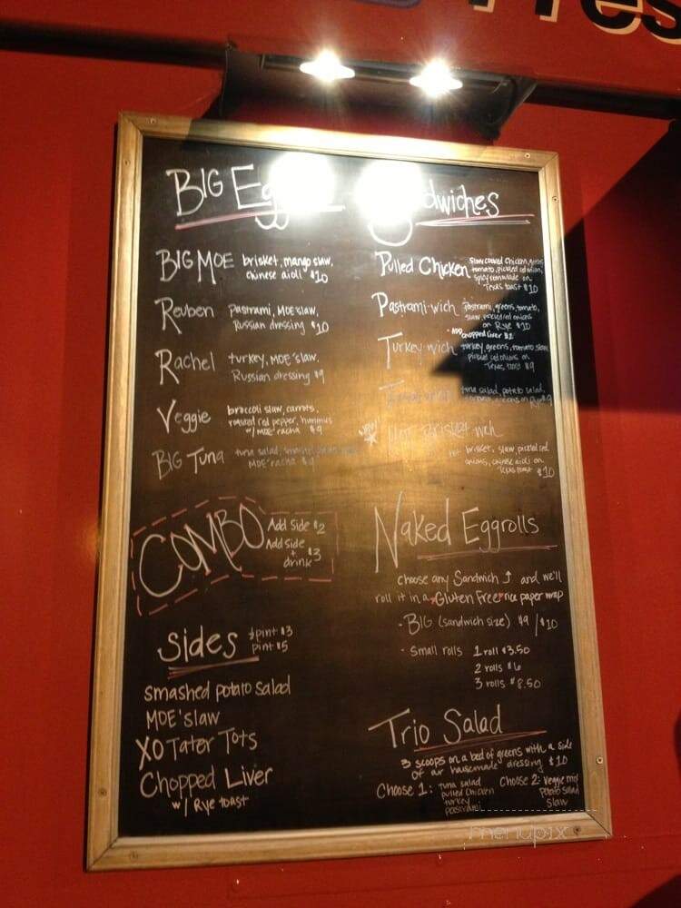 MOE Deli Truck - Santa Monica, CA menu_pic
