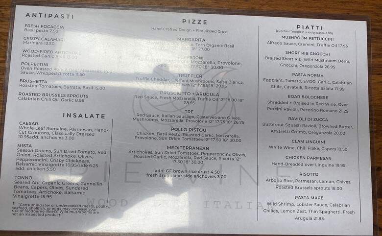 Pie + Vine - Ashland, OR menu_pic