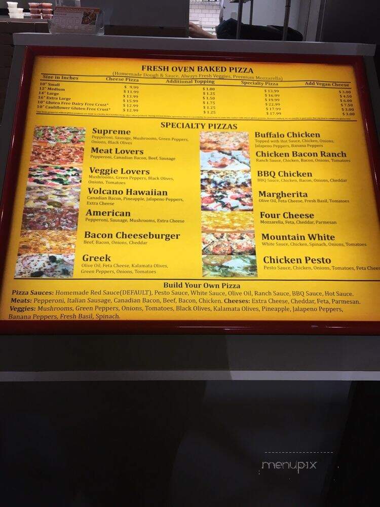 PizzaOne - Avon, CO menu_pic