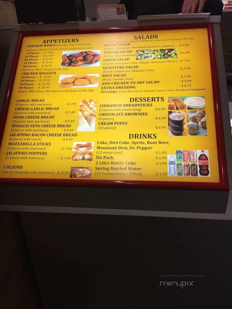 PizzaOne - Avon, CO menu_pic