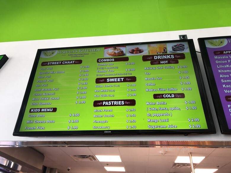 Rajula's Kitchen - Plano, TX menu_pic