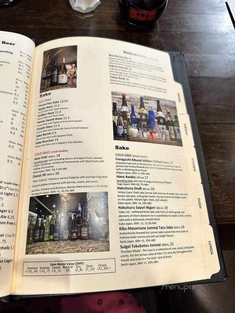Sakura Hibachi & Sushi - Aurora, CO menu_pic
