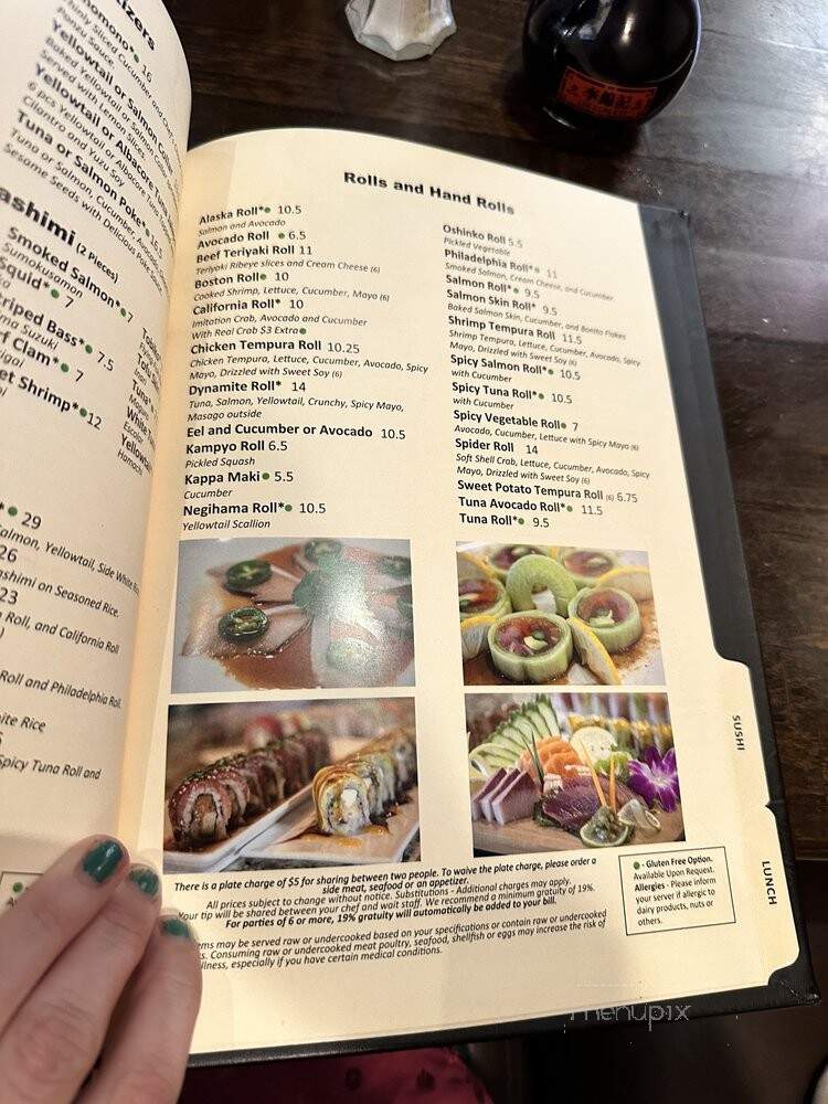 Sakura Hibachi & Sushi - Aurora, CO menu_pic