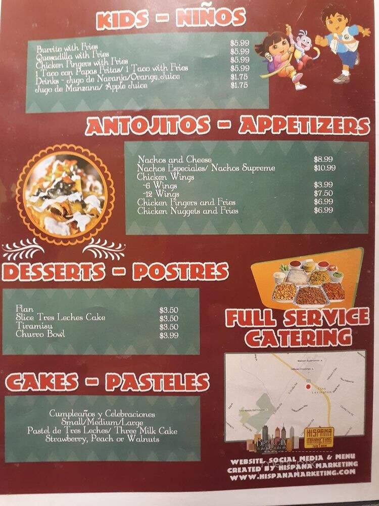 San Antonio Mexican Cuisine - Hatfield, PA menu_pic