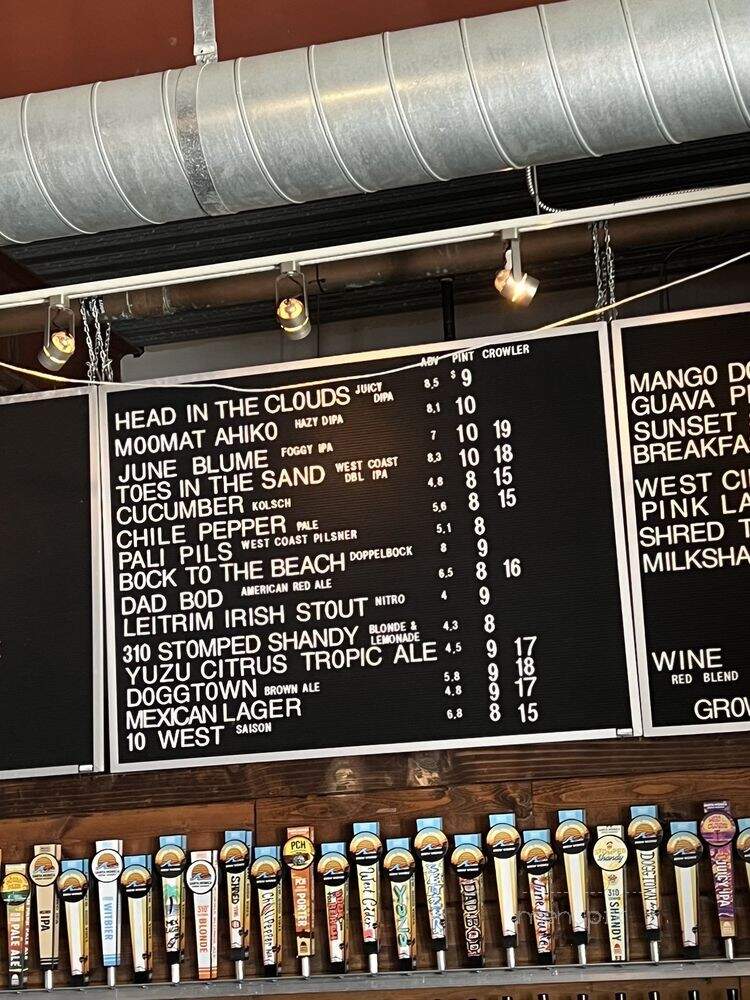 Santa Monica Brew Works - Santa Monica, CA menu_pic