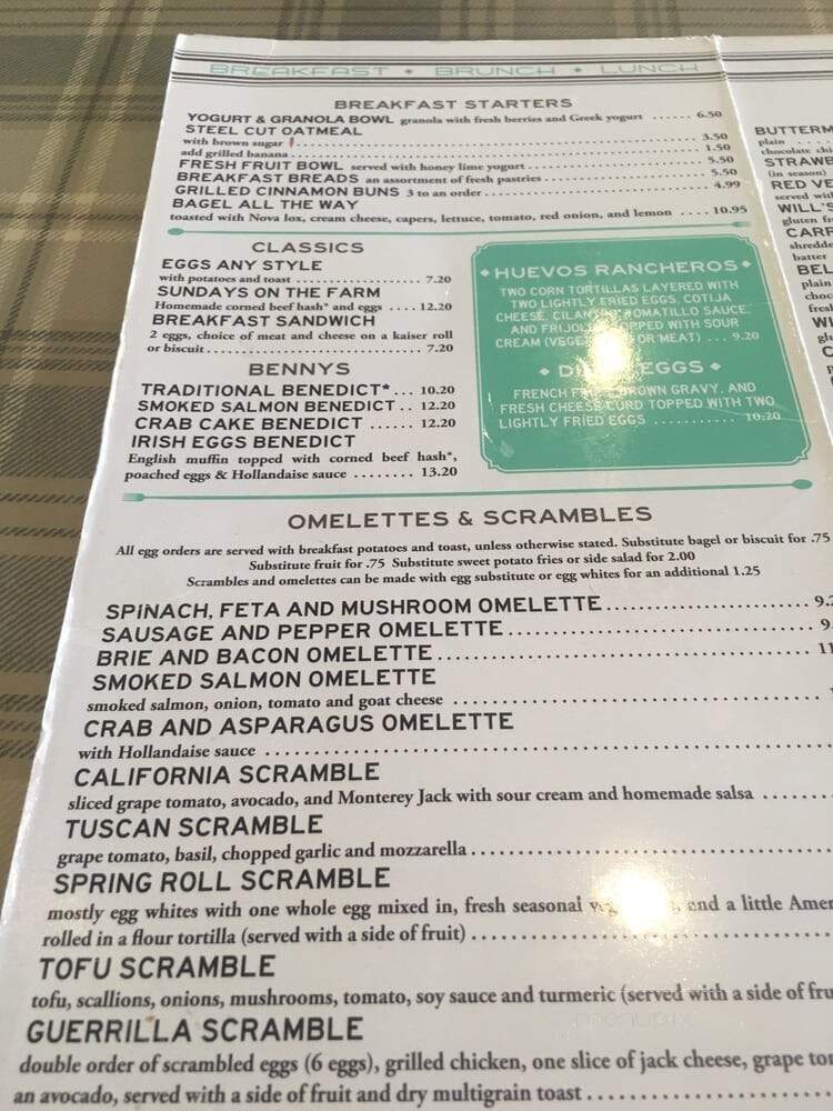 Toast - Red Bank, NJ menu_pic