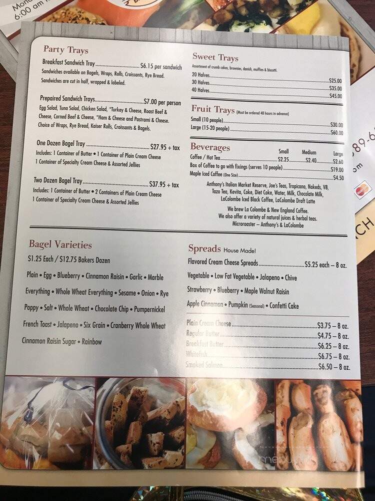 Township Bagel Cafe - Washington Township, NJ menu_pic