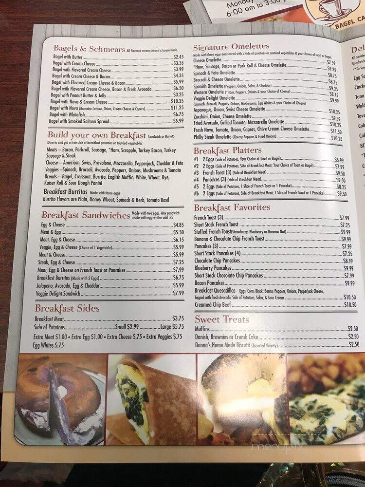 Township Bagel Cafe - Washington Township, NJ menu_pic